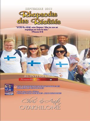 cover image of Rhapsody of Realities September 2013 French Edition